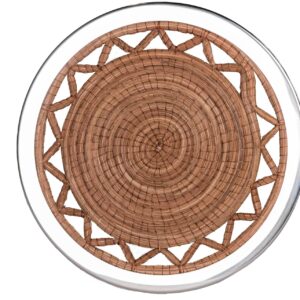Ocoxal Star Placemats with Metal Rim